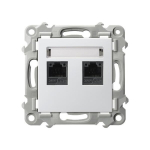 Ospel Szafir valge - arvutipesa cat.5e Rj-45 GPK-2Z/K/m/00, biały