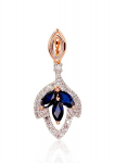 Kullast ripats teemantidega Diamond Sky "Alexandria" DS00K544