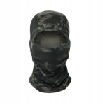 S&otilde;jaline balaclava TERMOACTIVE Tactical ASG 1 Hole CAMO BLACK