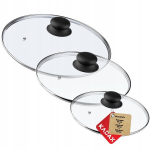 Klaaskaas potile ja pannile 20 + 24 + 28 cm