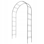 Aiakaarega pergola, metallist, lilledele, roosidele, 255 cm