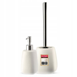 Vannitoakomplekt WC-harja jaotur Valge