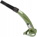 K&uuml;tte&otilde;li kanistri k&uuml;lge kinnitatud metallist lehter