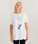 Only Carmakoma naiste T-s&auml;rk 15327091*01, valge/cloud