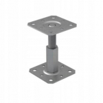 M20 posti alus 100x130x3mm tsingitud