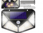 P&auml;ikeselamp 100 LED, tumeda liikumisanduriga
