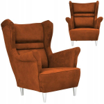 Zoya Skandinaavia tugitool vask-oranž punane Family Furniture