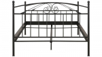 Voodi Notio Living Birgit Bed 180x200 cm, must