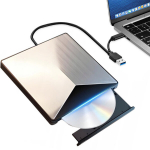 V&auml;line CD/DVD kirjutaja USB 3.0 USB-C alumiiniumkorpus
