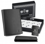 Meeste ehtne nahast rahakott Jake (must)