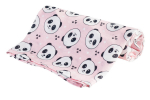 BOCIOLAND Bambuseline m&auml;hkmelapp 30x30 cm panda roosa