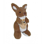 Pehme m&auml;nguasi k&auml;nguru beebiga 22 cm