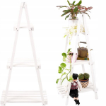 Valge puidust lillestend