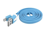 PS USB-mikro-USB kaabel, sinine lame.