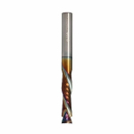 ITA TOOLS spiraalne viimistlusfreesimine puidule / lauale / PVC-le Z2+2 D8 I35 S8 mm / positiivne + negatiivne / Platinium&reg; kate