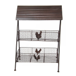 Metallist alus taimedele 49x34x72 cm