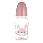 Kitsa kaelaga pudel Canpol Cute Animals 120ml, roosa (11/851)