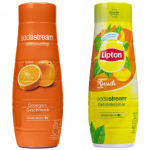 Siirup SodaStream Classics Orange 440ml+ Lipton Ice Tea Peach 440ml jaoks