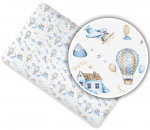 Voodilina kummiga puuvill My Baby,140x70