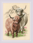 Ristpistekomplekt Highland Buddies RIOL2090