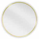 Vannitoa peegel Mexen Loft Round, 50 cm, kuldne