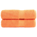 vidaXL Premium Vannir&auml;tikud 2 tk Oranž 70x140 cm
