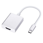 iLike HD2 USB-C pistik HDMI 4K adapter 10 cm, valge