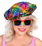 Beret litritega Rainbow/gold