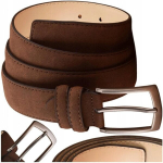 Elegantne meeste nahast v&ouml;&ouml;, pruun seemisnahk, metallist retrolukk