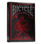 Bicycle kaardid Shin Lim disain, must/punane