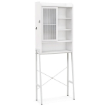 Costway WC-kapp, 63 x 29 x 170 cm, valge