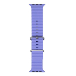 iWear S1 soonega pehme silikoonist 20 mm rihm Apple Watchile 49 mm / 45 mm / 44 mm / 42 mm lilla
