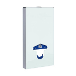 WC pinnale paigaldatav raam piimjas klaas Fix-Frame Glass Milky