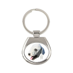 Bedlington terjer - geomeetriline v&otilde;tmehoidja ripats pildi ja tekstiga Art-Dog, XS