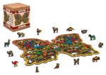 Wooden City Wood Puzzle Art.HE 0151-L Puidust arengupuzzle