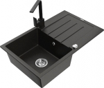 Graniidist k&ouml;&ouml;givalamu Mexen Bruno segisti ja sifooniga, Metallic black/silver/black