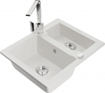 Graniidist k&ouml;&ouml;givalamu Mexen Carlos segisti ja sifooniga, White/Chrome