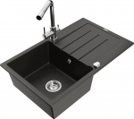 Graniidist k&ouml;&ouml;givalamu Mexen Bruno segisti ja sifooniga, Metallic black/gold/chrome