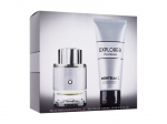Kosmeetikakomplekt Montblanc Explorer Platinum meestele: L&otilde;hnavesi EDP, 60 ml + du&scaron;igeel, 100 ml