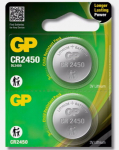 GP patarej CR2450, LITHIUM 3V, 2 tk