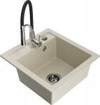 Graniidist k&ouml;&ouml;givalamu Mexen Vito segisti ja sifooniga, beež/must/kroom