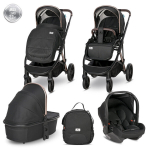 Universaalne vanker Lorelli Aria 3 in 1, black