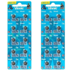 Vinnic LR41 / AG3, 1,5V leelispatareid, 20 tk.