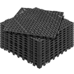 PVC drenaažip&otilde;randaplaadid Vevor, 30x30 cm, 12 tk