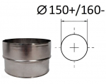 Adapter. D 150+/160- mm.