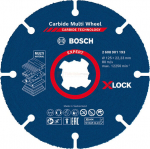 L&otilde;ikeketas Bosch EXPERT Carbide Multi Wheel X-LOCK 125 x 22,23 mm - 10 tk