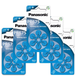 Panasonic 675 (PR44) kuuldeaparaadi patareid 5x6 tk, 30 tk.