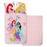 Laste voodipesukomplekt Disney Princess Bloom 140&times;200cm, 2-osaline