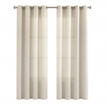 Topick pooll&auml;bipaistvad aasadega kardinad 130 x 225 cm 2 tk, beež