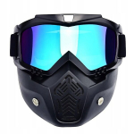 Kiiver quad, mootorratas, kaitseprillid 2in1